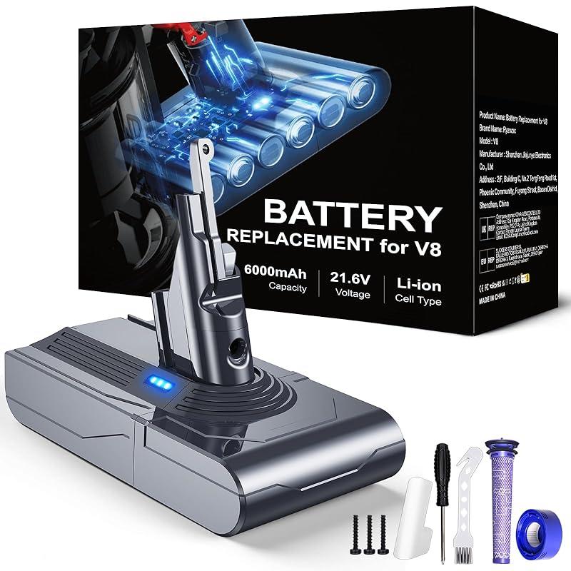 Mi opinión sobre la batería Dyson V8 de 6000mAh: ¿Realmente vale la pena?