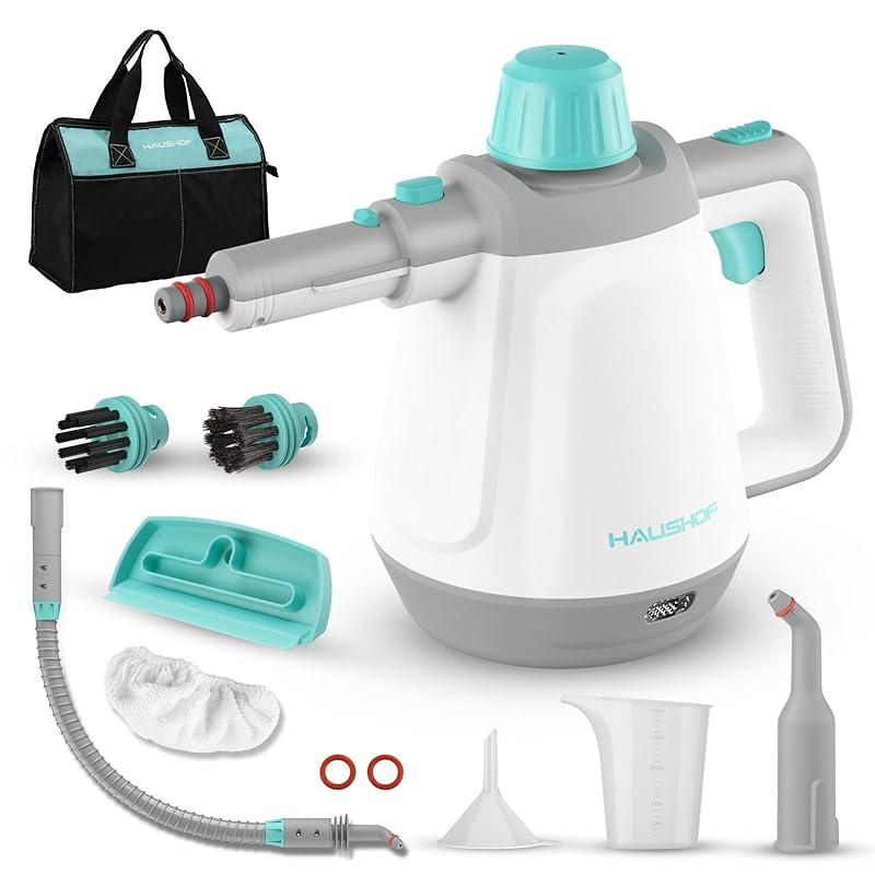 Mi opinión sobre el limpiador de vapor Haushof y sus 8 accesorios.
